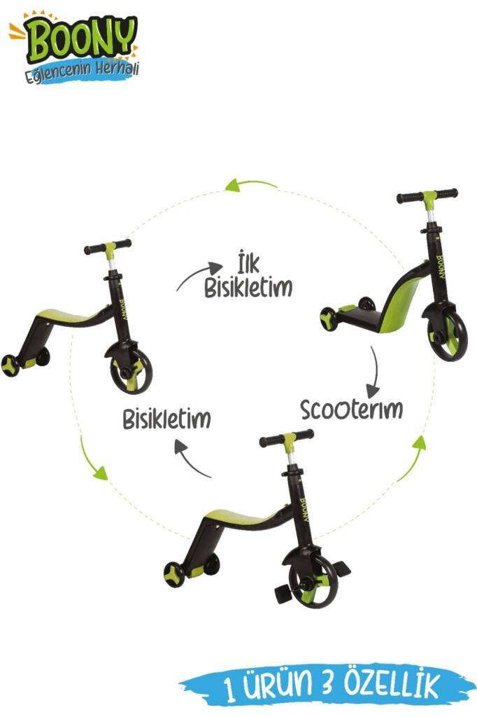 ÇEKİRDEK ZEKA BOONY SCOOTER YEŞİL - 4