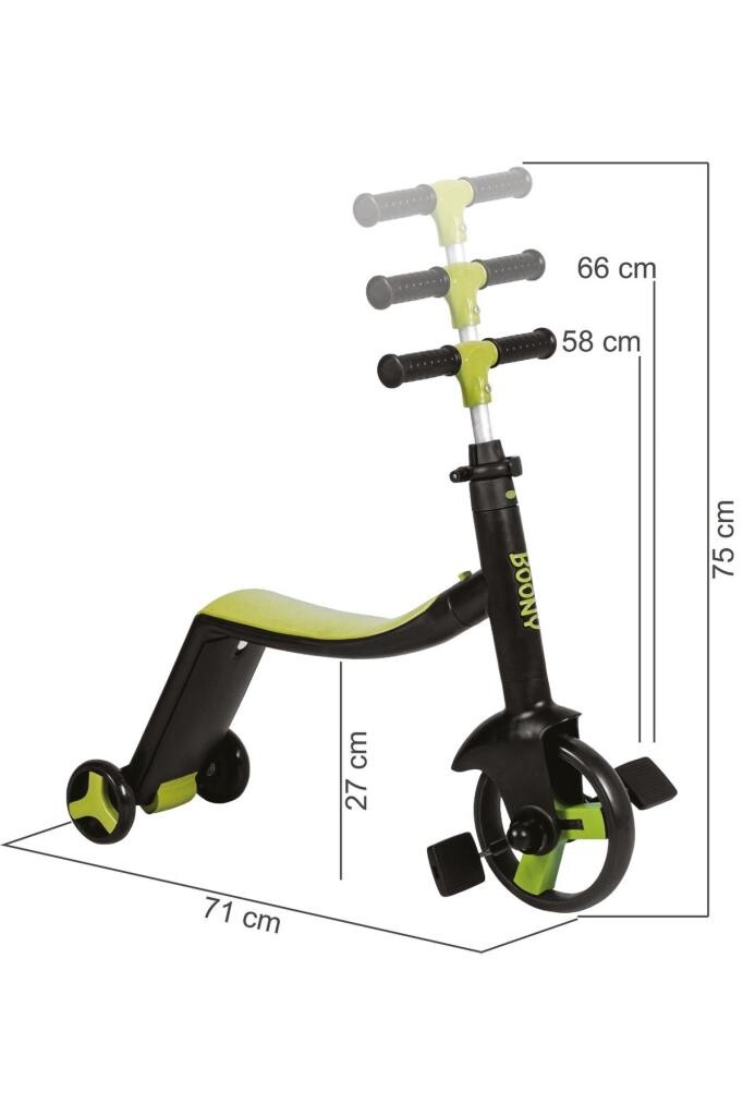 ÇEKİRDEK ZEKA BOONY SCOOTER YEŞİL - 8