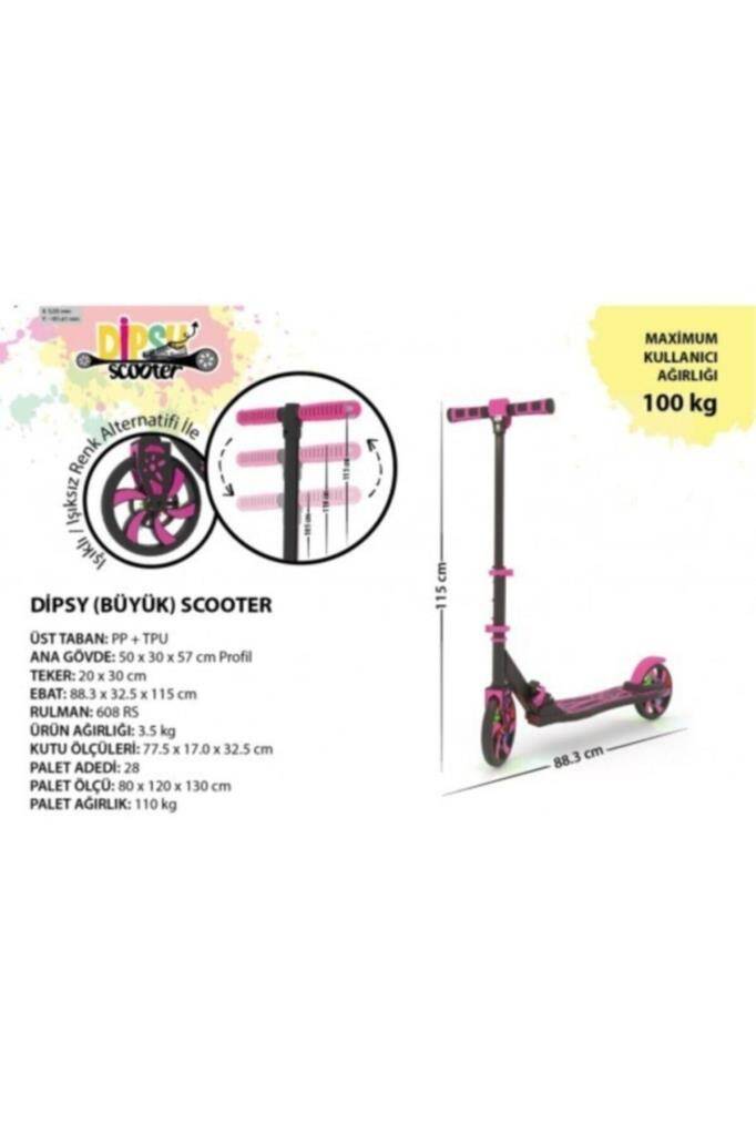 ÇEKİRDEK ZEKA DİPSY SCOOTER PEMBE - 4