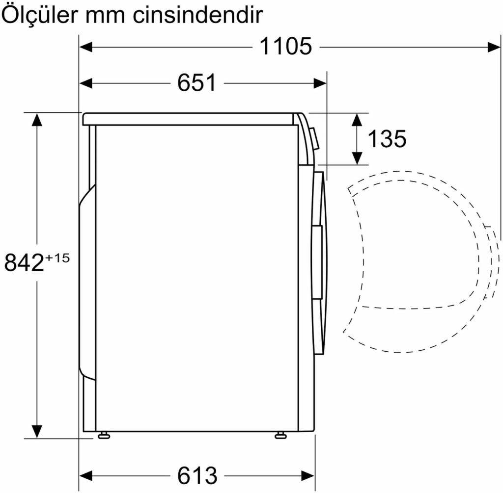 PROFİLO KM8611HTR ÇAMAŞIR KURUTMA MAKİNESİ - 3